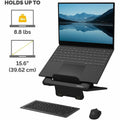 Fellowes Breyta Laptop Stand 9-1/4"W x 10-1/2"D x 1/2"H Black, FEL100098500