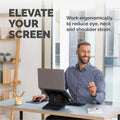 Fellowes Breyta Laptop Stand 9-1/4"W x 10-1/2"D x 1/2"H Black, FEL100098500