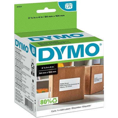 Newell Dymo LW Shipping Labels, White, 10 / Carton, DYM30323CT