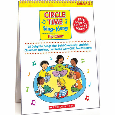 Scholastic Circle Time Sing-Along Flip Chart, Natural, SHS043965241