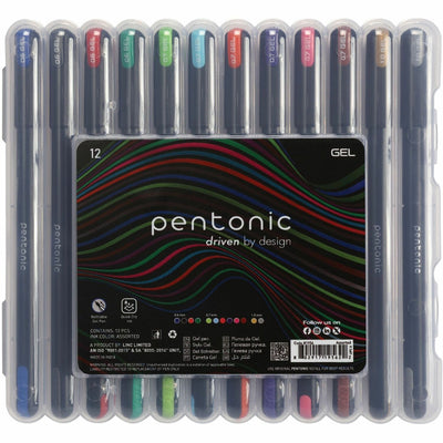 TOPS Pentonic Gel Pens, 12 / Pack, PNTPEN12185