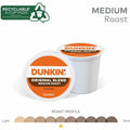 Dunkin' K-Cup Original Blend Coffee, 22 / Box, GMT0315
