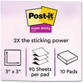 3M Post-it Super Sticky Pop-up Notes R330-10SSJOY, 3 in x 3 in (76 mm x 76 mm), Summer Joy, 1 Pack, MMMR33010SSJOY