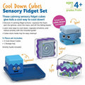 Learning Resources Cool Down Cubes Sensory Fidget Set, Multi, LRNLER5582