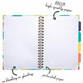 Pukka Pads 2000 Pads B5 Colour Wash Project Book, 6 59/64" x 9 27/32", 3 / Pack, PKP9032CD
