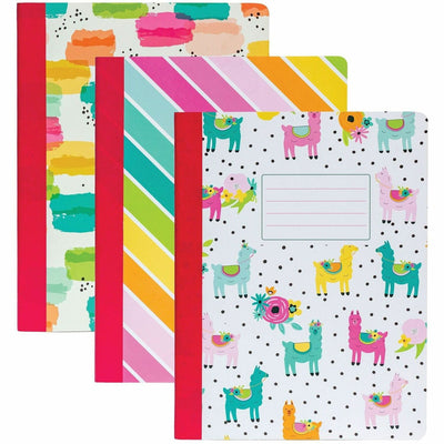 Pukka Pads 2000 Pukka Pads 3 Pack Composition Books, 9 3/4" x 7 1/2", PKP9095CD