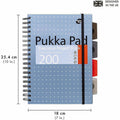 Pukka Pads 2000 Pads B5 Metallic Executive Project Books, 7" x 10", 3 / Pack, PKP9589MET