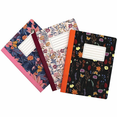 Pukka Pads 2000 Pukka Pads Bloom Composition Book 3 Pack, PKP9516BLM