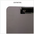 Universal Clipboard, Translucent Black, 8 1/2" Width x 11" Length, UNV40311