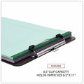 Universal Clipboard, Translucent Black, 8 1/2" Width x 11" Length, UNV40311