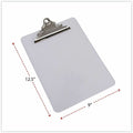 Universal Clipboard, Clear, 8 1/2" Width x 11" Length, UNV40308