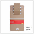 Universal Clipboard, Brown, 8 1/2" Width x 11" Length, 3 / Pack, UNV40304VP