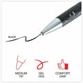 Universal Comfort Grip Gel Pen, 1 Dozen, UNV39720