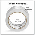 Universal Moving and Storage Packing Tape, 3" Core, 1.88" x 54.6 yd, Clear, 6/Pack, UNV33102