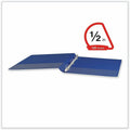 Universal Slant D-Ring View Binder, 3 Rings, 0.5" Capacity, 11 x 8.5, Navy Blue, 8 1/2" Width x 11" Length, UNV20717