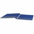 Universal Slant D-Ring View Binder, 3 Rings, 0.5" Capacity, 11 x 8.5, Navy Blue, 8 1/2" Width x 11" Length, UNV20717