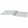 Universal Slant D-Ring View Binder, 3 Rings, 1" Capacity, 11 x 8.5, White, 12/Carton, 8 1/2" Width x 11" Length, UNV207421PK
