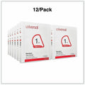Universal Slant D-Ring View Binder, 3 Rings, 1" Capacity, 11 x 8.5, White, 12/Carton, 8 1/2" Width x 11" Length, UNV207421PK