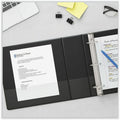 Universal Slant D-Ring View Binder, 3 Rings, 1" Capacity, 11 x 8.5, Black, 12/Carton, 8 1/2" Width x 11" Length, UNV20741PK