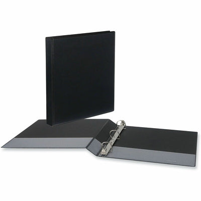 Universal Slant D-Ring View Binder, 3 Rings, 1" Capacity, 11 x 8.5, Black, 12/Carton, 8 1/2" Width x 11" Length, UNV20741PK