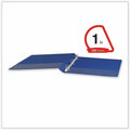 Universal Slant D-Ring View Binder, 3 Rings, 1" Capacity, 11 x 8.5, Navy Blue, 8 1/2" Width x 11" Length, UNV207410