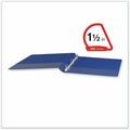 Universal Slant D-Ring View Binder, 3 Rings, 1.5" Capacity, 11 x 8.5, Navy Blue, 8 1/2" Width x 11" Length, UNV20718