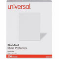 Universal Sheet Protector, Clear, 8 1/2" Width x 11" Length, 200 / Box, UNV21122