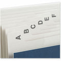 Universal Letter Expanding File, Blue, 8 1/2" Width x 11" Length, UNV30540