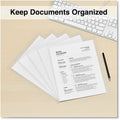 Universal Letter Project File, Clear, 8 1/2" Width x 11" Length, 5 Pack, UNV50760