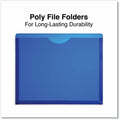 Universal Straight Tab Cut Letter File Jacket, Assorted, 8 1/2" Width x 11" Length, 10 Pack, UNV50750