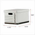 Universal Storage Case, White, 10 / Carton, UNV25223
