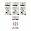 Universal Storage Case, White, 10 / Carton, UNV25223