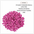 Universal Pencil Top Eraser, Pink, 150 / Pack, UNV55150