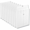 Universal Top Opening Poly Envelopes, 1.25" Expansion, Letter Size, Clear, 10/Pack, UNV50790