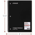 Universal Notebook, 10 1/2" x 8", 4 / Pack, UNV66614