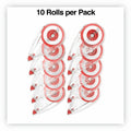 Universal Correction Tape, Red, 10 / Pack, UNV75611