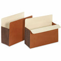 Universal Straight Tab Cut Letter Expanding File, Brown, 8 1/2" Width x 11" Length, 5 Box, UNV17562