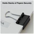 Universal Binder Clip Value Pack, Mini, Black/Silver, 36/Box, 36 / Pack, UNV10199VP3