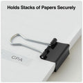 Universal Binder Clip Zip-Seal Bag Value Pack, Small, Black/Silver, 144/Pack, UNV10200VP