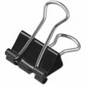 Universal Binder Clip Zip-Seal Bag Value Pack, Small, Black/Silver, 144/Pack, UNV10200VP