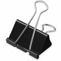 Universal Binder Clip Zip-Seal Bag Value Pack, Mini, Black/Silver, 144/Pack, UNV10199VP