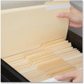 Universal 1/3 Tab Cut Letter Top Tab File Folder, 8 1/2" Width x 11" Length, 50 Box, UNV18104