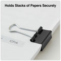 Universal Binder Clips Value Pack, Small, Black/Silver, 36/Box, UNV10200VP3