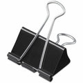 Universal Binder Clip Zip-Seal Bag Value Pack, Large, Black/Silver, 36/Pack, UNV10220VP