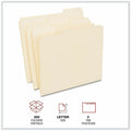 Universal 1/3 Tab Cut Letter Top Tab File Folder, 8 1/2" Width x 11" Length, 250 Carton, UNV18102