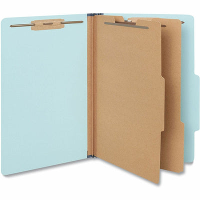 Universal 2/5 Tab Cut Legal Classification Folder, Blue, 8 1/2" Width x 14" Length, 20 Box, UNV10406