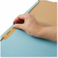 Universal 1/3 Tab Cut Letter Classification Folder, Blue, 8 1/2" Width x 11" Length, 25 Box, UNV10415