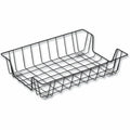 Universal Wire Metal Letter Tray, 1 Section, Letter Size Files, 10" x 14.13" x 3", Black, UNV20071
