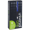 Universal Comfort Grip Ballpoint Pen, 1 Dozen, UNV15541
