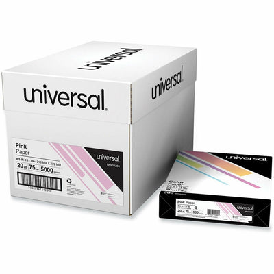Universal Copy Paper, Pink, UNV11204CT